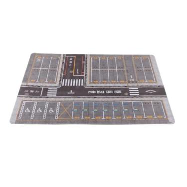 Imagem de menolana Tapete de estacionamento 1:64 Tapete de fundo para cena de carro diorama modelo de carro fundido modelo de garagem para brinquedo de cena de veículo, H