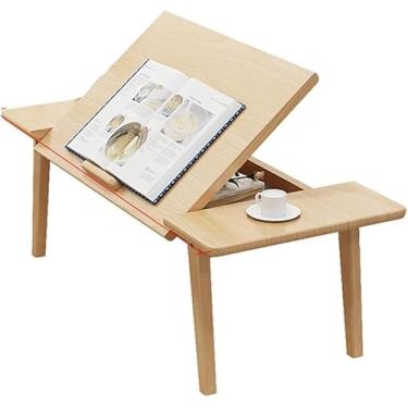 Imagem de Mesa De Tatame Dobrável Mesa De Centro Do Quarto Mesa Baixa De Casa Japonesa Mesa De Armazenamento De Design Dobrável Janela De Sacada Japonesa Mesa Baixa De Casa, Wood Color, 80 * 35 * 27cm