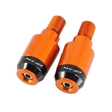 Imagem de Extremidades de manoplas de guidão de motocicleta, tampas de extremidade de manoplas, acessórios deslizantes de peso para MT 03 FZ MT03 FZ03 MT-03 2015-2022