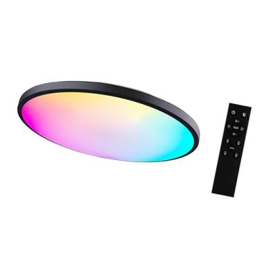 Imagem de Ioensy Luminária de teto pendente de teto, presentes, decoração para casa, brilho ajustável, luminária LED inteligente, lustre para quarto, restaurante