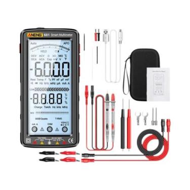 Imagem de Multímetro Digital Recarregável ANENG Pro, 6000 Contagens, Testador De