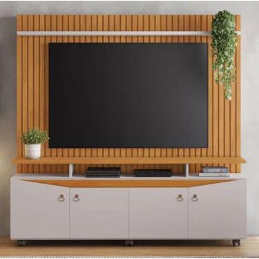 Imagem de Home Para Tv Até 65" Conceito Jcm Movelaria - Cinamomo/off