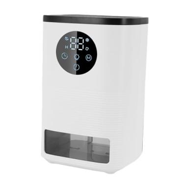 Imagem de Asixxsix Desumidificadores para Casa, 47 OZ 320 Sq.Ft Silencioso Desumidificador Desktop Com Desligamento Automático, Temporizador Modo de Suspensão e 7 Cores Luz LED para Armário