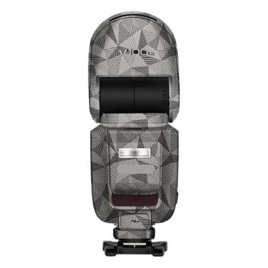 Imagem de Película protetora de flash para câmera Godox V100 Body Vinly Wrap Skin Premium Sticker Photography Decal V100 (Triângulo Titânio)