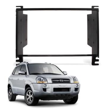 Imagem de Moldura Central Painel Multimídia 2 Din Tucson Dvd