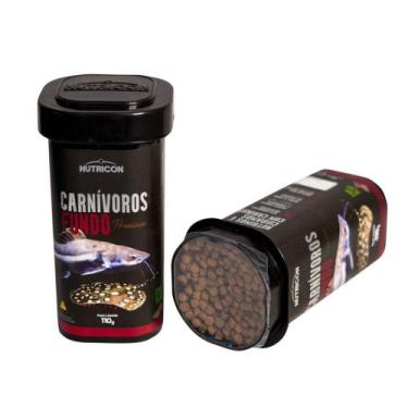 Imagem de Ração Nutricon Carnivoros fundo com alho 110g