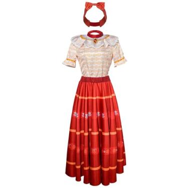 Imagem de Nahzsai Dolores Luisa Costume Dress for Women Madrigal Family Halloween Cosplay Party Dress Up Suit Adutls 3XL