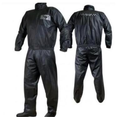 Imagem de Capa de Chuva para Motociclista em PVC 100% Impermeável - Fly, Preto g