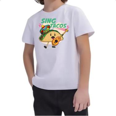 Imagem de Camiseta Infantil Tacos Cantor - Alearts, 14