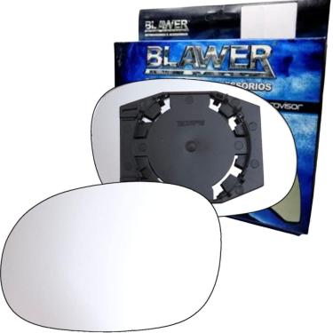 Imagem de 97505 - Vidro Espelho Retrovisor Lado Esquerdo Com Base Peugeot 206 2004 a 2007 Peugeot 207 2008 a 2012 - Blawer