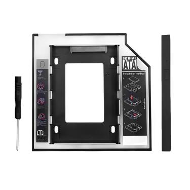 Imagem de Case Adaptador Caddy 12.7mm para HDD ou SSD 2.5” em Notebook com Instalação Rápida