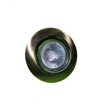 Imagem de Spot Embutir Movel Redondo Mr16 - Com Lampada Led Cor Produto Ouro Velho Cor Da Lâmpada Branco Frio