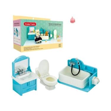Imagem de Casa de Bonecas em Miniatura com Cozinha, Mesa de Jantar e Acessórios 
