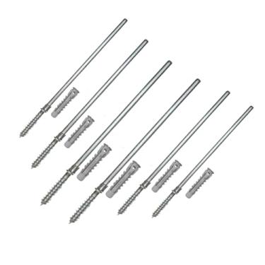 Imagem de KIT 6 Suporte Invisível Prateleira Nicho Pino 15cm Bucha 8