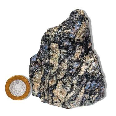 Imagem de 01 Riolita Azul Pé Serrado 8 a 12cm 400 a 500g Tipo B - CristaisdeCurv