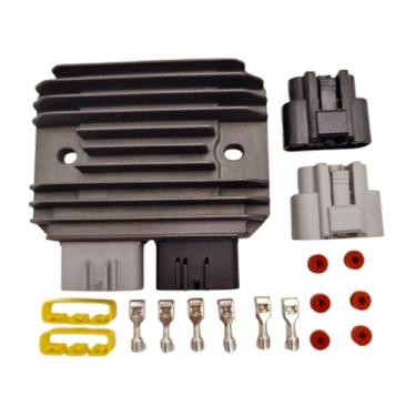 Imagem de Juicinyi Retificador regulador de tensão para Kawasaki Ninja ZX6R ZX 6R ZX-6R ZX10R ZX 10R ZX-10R ABS Z1000 ZX600R ZX636 ZX 600R 636 21066-0731 21066-0730 21066-0716 210666 -0028 99999-0377 250150