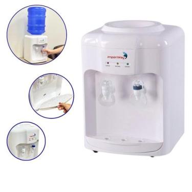 Imagem de Bebedouro Refrigerado Água Gelada Natural Mesa Galão Garrafão Eletrôni