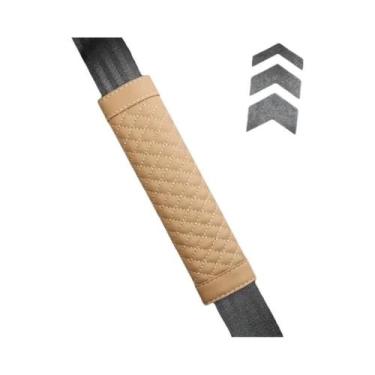 Imagem de Capa De Couro Para Cinto De Segurança De Carro, Capa De Ombro Antiderr