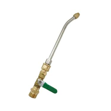 Imagem de Generic Extensão de lavadora de alta pressão 1/4 Conexão rápida Haste curva fácil de usar Haste de limpeza premium eficiente Peças Adaptador de mangueira, 30 Graus M22