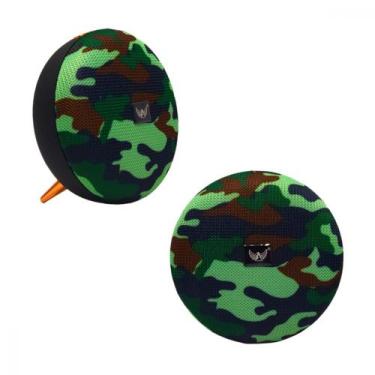 Imagem de Caixa De Som Rgb Led Portatil Bluetooth Al-1999 - Altomex, Camuflado