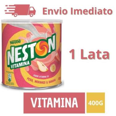 Imagem de Neston Vitamina Pera Morango e Banana 3 Cereais Lata 400g Nestlé Origi