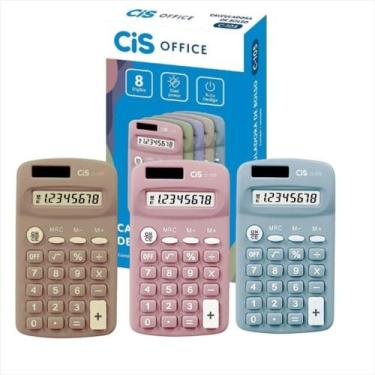 Imagem de Calculadora Cis office 8 dígitos C-105 verde
