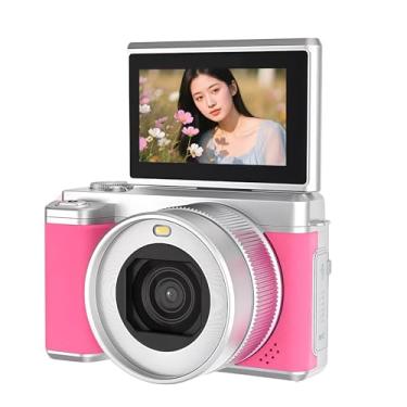 Imagem de Bewinner Câmeras Digitais 5k para Fotografia, Câmera Digital de Lente Dupla de 80mp HD Com Tela Flip, 8x Zoom AutoFocus WiFi Video Vlogging Camara para Viagens do YouTube (rosa)
