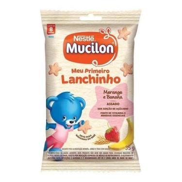 Imagem de Kit c/ 6 Biscoito Meu Primeiro Lanchinho Mucilon Morango E - Nestlé