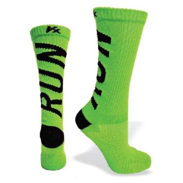 Imagem de Meia de Corrida Poliamida Run - Kanxa, Verde, 33/38