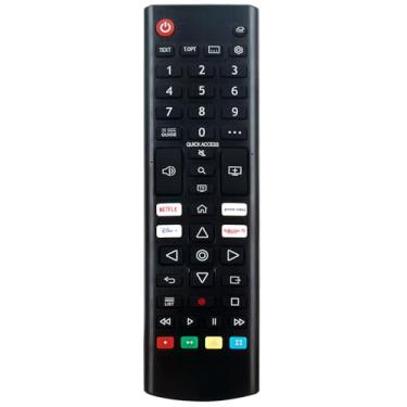 Imagem de AKB76040301 Controle remoto de substituição adequado para LG Smart TV 32LQ63006LA 86UQ91006LA 55UQ75006LF 28TQ515S 24TQ520S 27TQ615S 27TQ625S 24TQ510S 28TQ525S 28TQ525S LQ515 S 28LQ525S 65UP7670PUC
