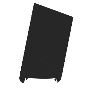 Imagem de YWJLQH Persiana sem furadeira para janelas, fibra de poliéster leve para escritório, quarto, faça você mesmo, corte sob medida, proteção de privacidade, Preto 120x180cm