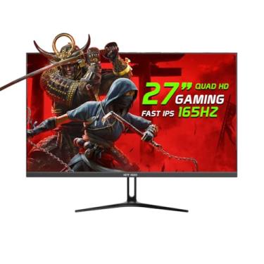 Imagem de Monitor Gamer New Hero Blade Titan 27", IPS, Quad HD, 165Hz, FreeSync, HDMI e Display Port, Preto