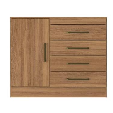 Imagem de CÃmoda MontevidÃu 4 Gavetas e 1 Porta 4290K DemÃ³bile - Demobile, Amên