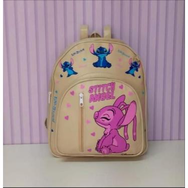 Imagem de Mochila Infantil De Costas Do Stitch Creche Escolar Menina - Soberana 