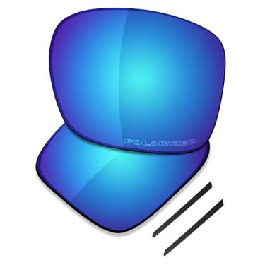 Imagem de SAUCER Lentes de reposição premium para óculos de sol Oakley Exchange Sun OO9483 High Defense - Azul Glaciar Polarizado