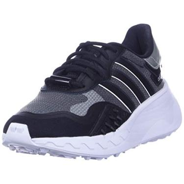 Imagem de adidas Originals Tênis feminino Choigo, Preto/Preto/Prata Metálico, 9.5