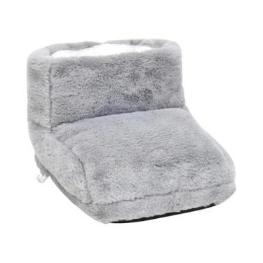 Imagem de Aquecedor De Pés Elétrico De Fleece Com Carregamento USB, Almofada De 