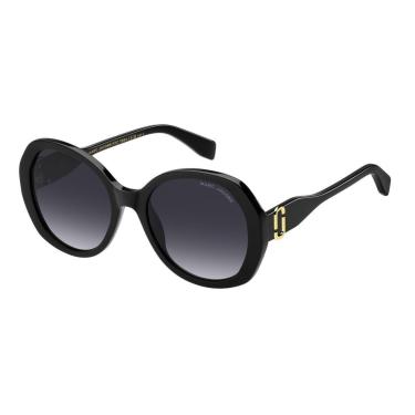Imagem de Óculos Solar Marc Jacobs 763/s 807 55 Brilho Lente Cinza Degradê-Feminino