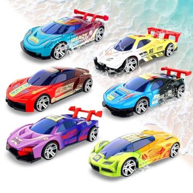 Imagem de LITTCO Brinquedos de carro que mudam de cor, brinquedos de banho para crianças de 4 a 8 anos, brinquedos sensoriais de água para piscina, caminhões monstros ao ar livre, brinquedos de praia, carro