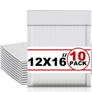 Imagem de Envelope Ireer, pacote com 10 envelopes, 30x40 cm, envelopes tipo bolh