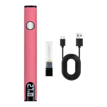 Imagem de harayaa Kit de ferro de solda sem fio, caneta de solda atualizada, mini caneta com bateria recarregável USB de 650 mAh para eletrodomésticos eletrônicos DIY, Rosa