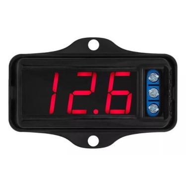 Imagem de Voltímetro Digital Led Verm Taramps Vtr 1000 Marca Bateria