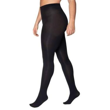 Imagem de Meia-calça Lupo Opaca Plus Fio 80 - Feminina - Preto, Preto, XG, Femin