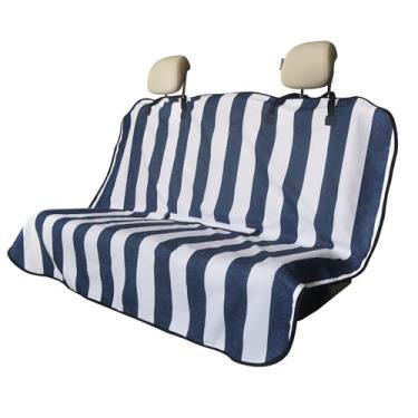 Imagem de Zinytrae Capa protetora de banco traseiro para cães e crianças, capa universal impermeável para banco traseiro para carro, caminhão, van e SUV, capas de carro laváveis na máquina (1 peça de assento