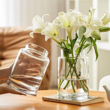 Imagem de Vasos de vidro misognare Clear Flower Centerpieces, pacote com 2 unida