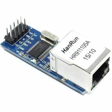 Imagem de Módulo Ethernet ENC28J60 Mini RJ45 para Arduino - Conexão SPI - no-bra