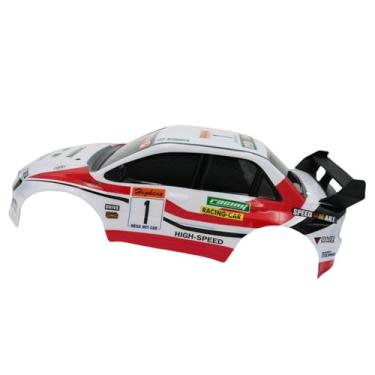 Imagem de MERIGLARE 1:12 RC Drift Car Shell Body RC Vehicle Bodies DIY PVC Peças de reposição resistentes Acessórios para SY1201 Controle Remoto Drifting Cars, Branco