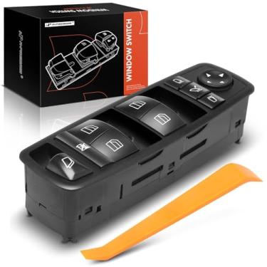 Imagem de A-Premium Interruptor de vidro elétrico dianteiro do lado do motorista compatível com Mercedes-Benz W164 W251 Series GL320, GL350, GL450, GL550, R320, R350, R500, R63 AMG, 2006-2012, número de