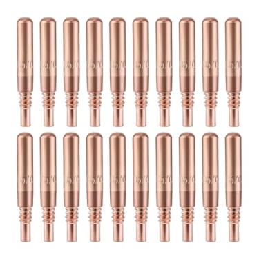 Imagem de shamjina 20 peças de pontas de solda MIG .035 cobre fácil de instalar peças de reposição kit de acessórios de solda MIG resistente substituição para D-m250
