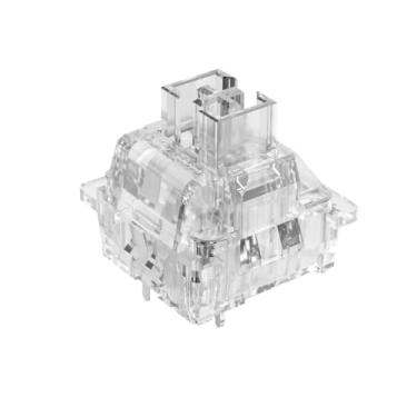 Imagem de Switch para Teclado Mecânico Redragon Panda Tátil de Dois Estágios Crystal 60gf 3 Pinos IP56 com 38un A113 HP2